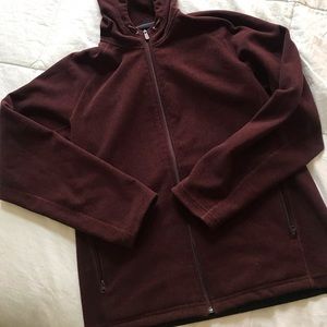 Maroon Zip Up Jacket